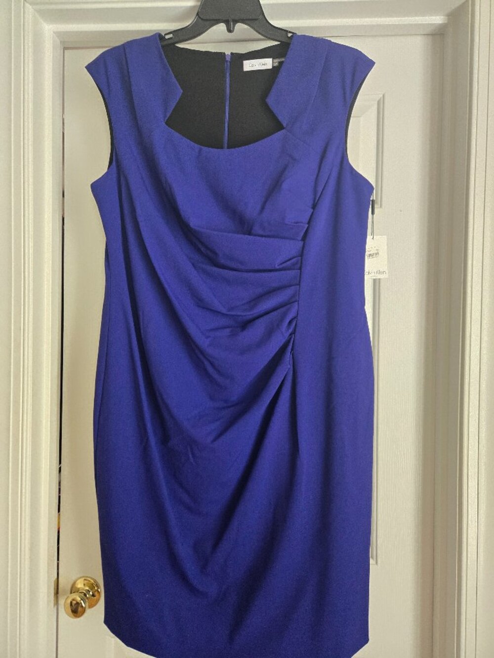 NWT Calvin Klein Dress - 16W - Stunning Blue